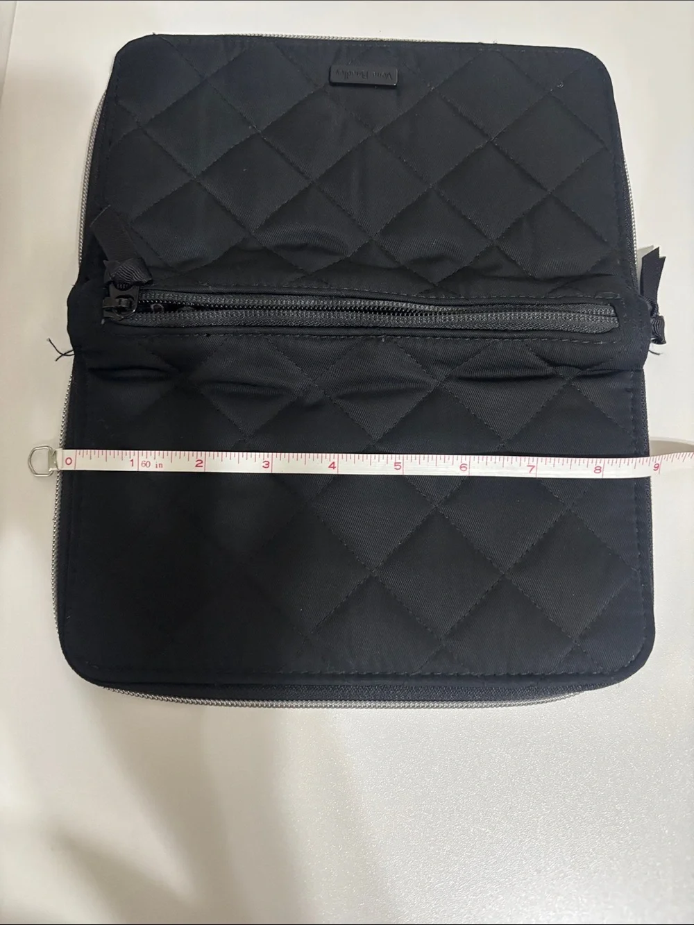 Vera Bradley black Quilted travel wallet